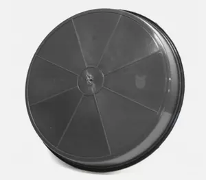 Black Round Plastic Water Plant Pot Saucer hydroponics 2 pieces 40cm