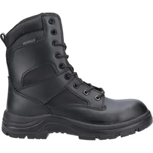 Amblers Safety Combat Hi-Leg Waterproof Metal Free Boot Black