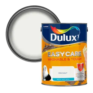 Dulux Easycare Washable & Tough White cotton Matt Wall & ceiling Emulsion paint, 5L