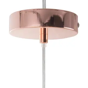 Metal Pendant Lamp Copper TORDINO