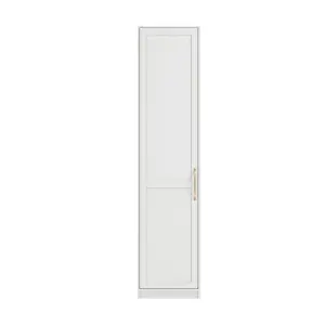 AUSTEN WHITE SINGLE DOOR WARDROBE