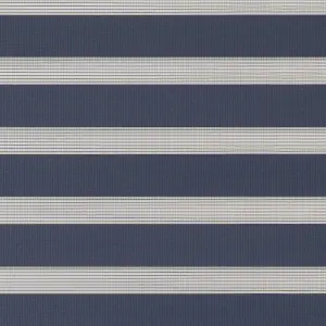 Elin Corded Dark blue Striped Day & night Roller Blind (W)90cm (L)180cm