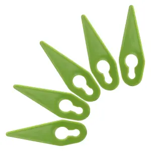 SPARES2GO Plastic Blades compatible with Gtech GT3.0 GT4.0 ST01 ST02 ST04 ST05 ST20 Grass Trimmer Strimmer (Pack of 20)