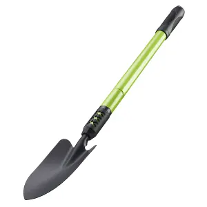 Extendable Trowel - Long Handled Telescopic Garden Digging Tool - Head Measures 13.3cm Long & Handle 67-95cm