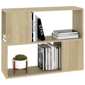 Berkfield TV Cabinet Sonoma Oak 80x24x63 cm Engineered Wood