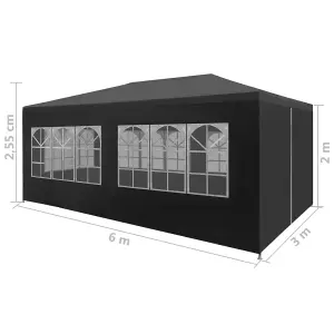 Berkfield Party Tent 3x6 m Anthracite