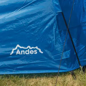 Andes 4 Person Easy Pitch Tent - BLUE