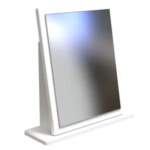 Sussex White Rectangular Freestanding Framed mirror, (H)50cm (W)47.8cm