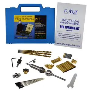 Rotur Deluxe Pen Turning Kit - 2MT Colleted Mandrel