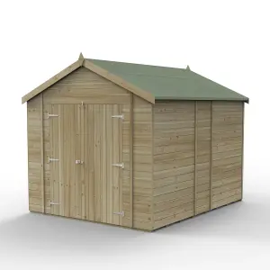 Timberdale 10x8 Apex Shed No Window - Double Door