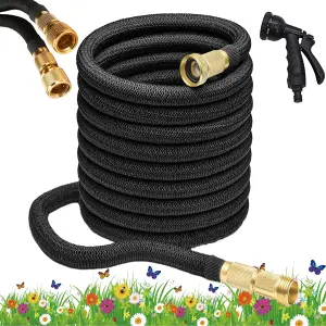 Expanding Garden Watering Hose Pipe - Automatically Expandable & Flexible Hosepipes - 200 FT