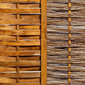 Primrose Premium Framed Fence Panel Bunched Willow Hurdle Hand Woven 1.82m x 0.90m