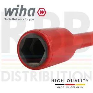 Wiha Hex Driver Screwdriver 1000v VDE Electrician 13mm SoftFinish Grip 00864