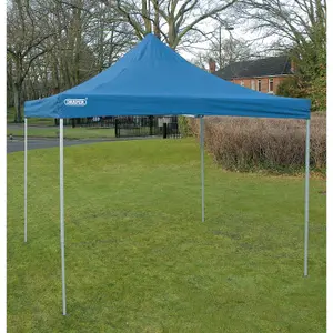 Draper Folding Gazebo, 3 x 3m, Blue 76942