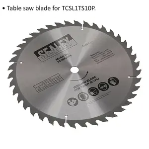 High-Performance 254mm TCT Circular Table Saw Blade with 30mm Bore and 40 Teeth