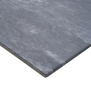 Shaded slate Anthracite Matt Porcelain Indoor Wall & floor Tile Sample