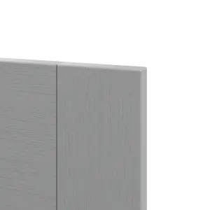 GoodHome Alpinia Painted Matt slate grey wood effect Shaker Drawerline door & drawer front 500mm