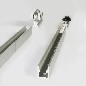 DecorAndDecor Bifolding Sliding Door Track Kit - 60Kg Max Door - 1200mm Track