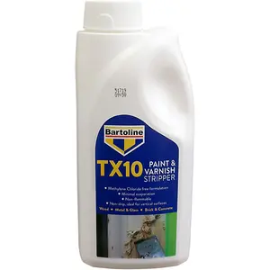 Bartoline TX10 Paint and Varnish Stripper 1 Litre (Pack of 3)