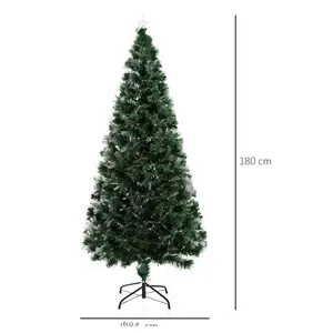 Durham 180cm Lighted Artificial Fir Christmas Tree