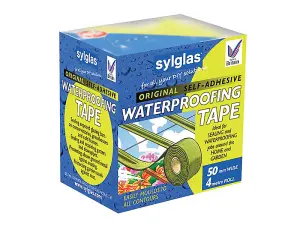 Sylglas 75mm x 4m Waterproofing Tape for Home and Garden Sealing