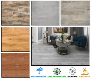 Brown Oak Luxury Click SPC Vinyl Flooring - 100% Waterproof, Ideal for Bathroom & Kitchen, 1.74M²