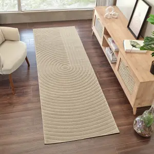 EMIKO In- /Outdoor Boho Skandi Runner Rug 80 x 230 cm