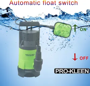 Pro-Kleen 400w Submersible Electric Water Pump for Clean or Dirty Water