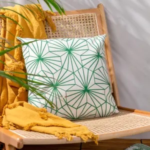 furn. Hexa Geometric UV & Water Resistant Outdoor Polyester Filled Cushion