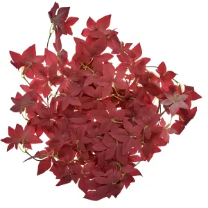 True Products Artificial Autumn Winter Maple Vine Hanging Garland - 170cm