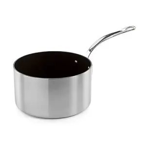 Samuel Groves Classic Non-Stick Stainless Steel Triply 20cm Saucepan with Lid