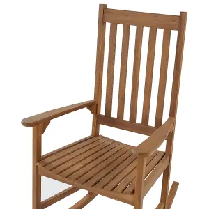 Rocking Chair BOJANO Acacia Wood Light Wood