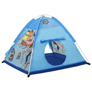 Berkfield Children Play Tent with 250 Balls Blue 120x120x90 cm