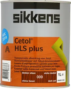 Sikkens 1L Cetol HLS Plus Exterior Woodstain Dark Oak