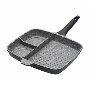 MasterClass Cast Aluminium Non-Stick All-in-One Frying Pan, 32cm