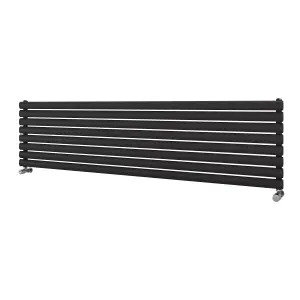 Ximax Champion FORH1164600A Anthracite Gas Horizontal Designer Radiator, (W)1800mm x (H)468mm