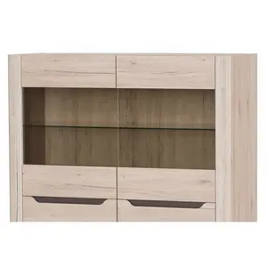 Desjo Standard 2-Doors Display Cabinet With LED