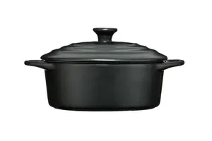 Maison by Premier OvenLove Black Casserole Dish - 1.4 Ltr