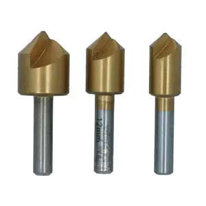 3pc HSS Countersinking Drill Bit Bore Set Tapered Drills