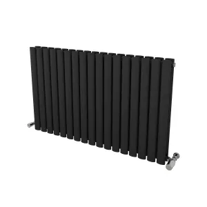 Ximax Champion Duplex FORD600990A Anthracite Gas Horizontal Designer 3887BTU Radiator, (W)990mm x (H)600mm