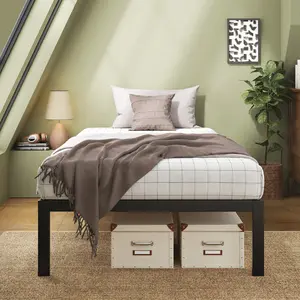 Chicoine Minimalist Metal Bed Frame Single (3')