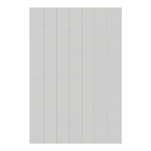 GoodHome Tydeman Matt grey Standard Wall end panel (H)960mm (W)360mm