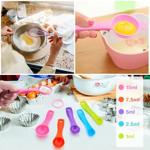 15 Pieces Set, Silicone Spatulas Kitchen Utensils For Cooking Baking Mixing, Non Stick & Heat Resistant Rubber Kitchen Tools With Holder, Healthy & One Piece Design, Black Multicolour