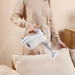 1000W White Corded Handheld Steam Cleaner Use on Kitchen,Bathroom Tiles