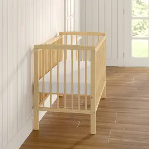 Sydney Cot with Mattress Natural