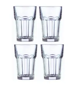 4 Hiball Drinks Glasses American Tumblers Cocktail Mixer Drinking Glass 12oz