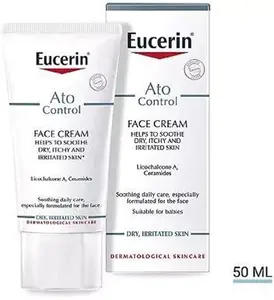 Eucerin Atocontrol Face Cream For Dry Itchy Irritated Skin 50Ml