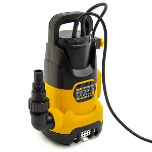 Submersible Water Pump Dirty & Clean Water Wolf 1100w, Float Switch + 5m 1.25" Hose