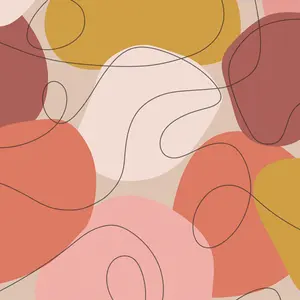 Envy Mood Peachy Abstract Smooth Wallpaper Sample