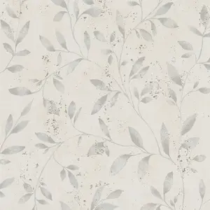 Galerie The New Design Book Beige Leaf Wallpaper